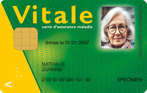 carte vitale mise à jour par la pharmacie du Tilleul